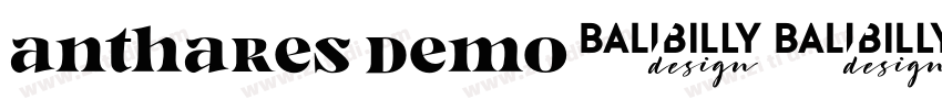 ANTHARES DEMO字体转换